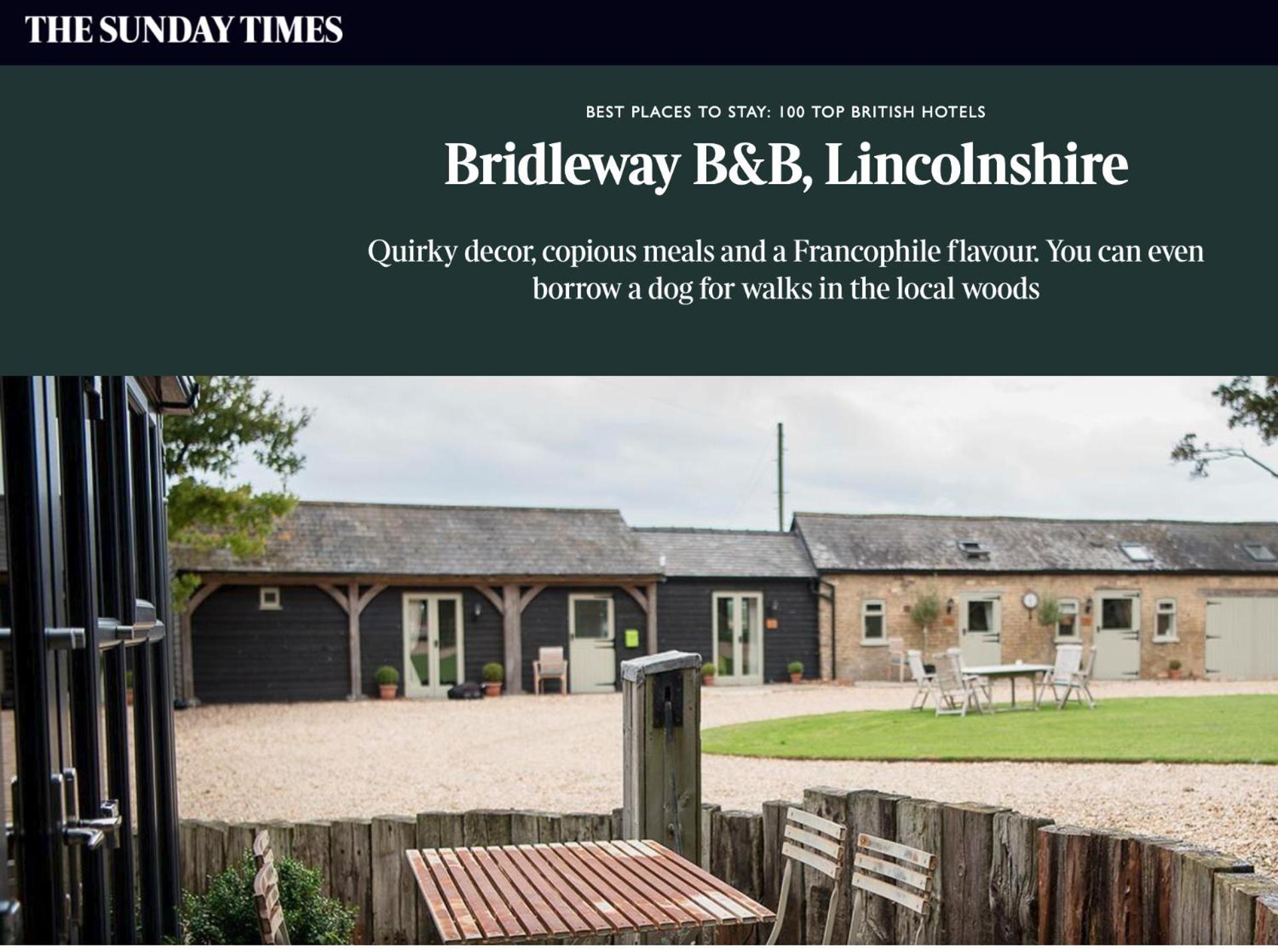 Bridleway Bed & Breakfast Hackthorn Exteriér fotografie